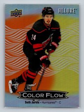 2024-25 Upper Deck Allure - Color Flow Seth Jarvis #CFL-50 Orange Yellow