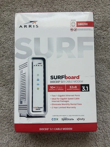 ARRIS Surfboard SB8200 DOCSIS 3.1 Cable Modem