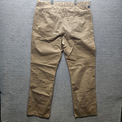 Dockers Men Sz 33x32 (33x31) Relaxed Fit Casual Workwear Chino Pants Light Brown - Picture 4 of 10