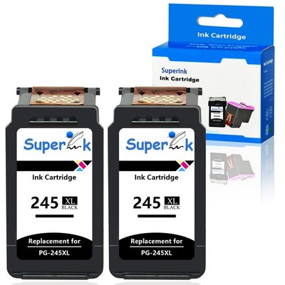 2x PG-245XL Black Ink Cartirdge for Canon PIXMA TS3122 MX490 MX492 MG3022 MG2520