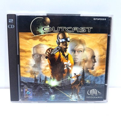 PC CD-ROM ~ Outcast ~ Infogrames ~ 2 Disc Spiel TOP ZUSTAND