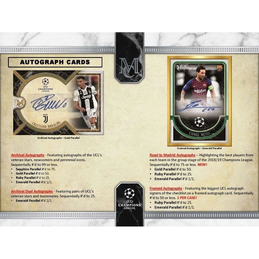 18-19 TOPPS CHAMPIONS LEAGUE COLECCIÓN MUSEO FÚTBOL Hobby Sellado Nuevo 18TOSCLMC Foto 2 de 3