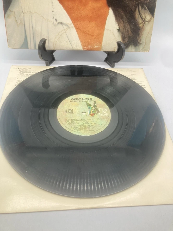 Carly Simon The Best of Vintage Vinyl Lp 1975 Elecktra 7E-1048 - Image 4 of 4