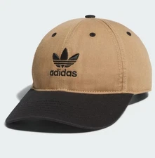 Adidas Relaxed Trefoil Snapback Hat Men's Brown & Black JK5369 