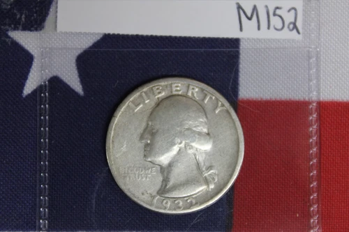 1932-D Silver Washington Quarter - Very Good Condition (M152)