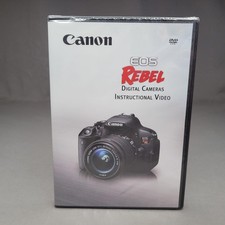 Canon EOS Rebel Digital Cameras Instructional Video DVD Manual New 0184W177 NOS
