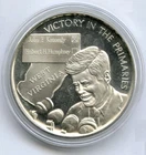 JFK Kennedy Victory in Primaries 999 Silver 1 oz Art Medal Round Legacy - P920