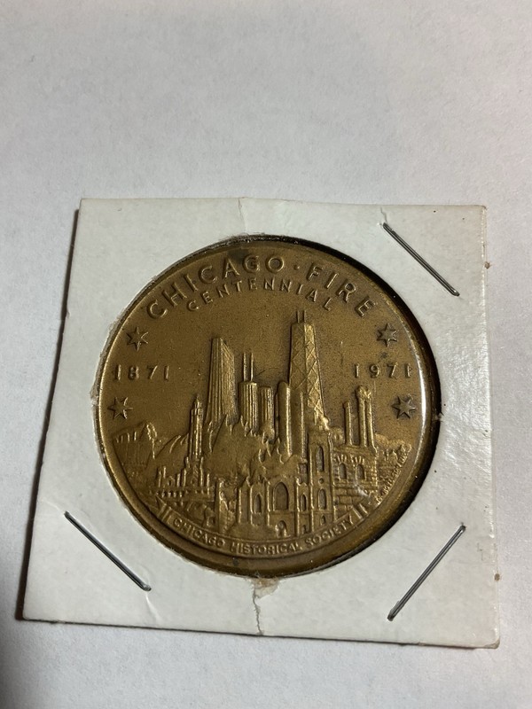 Chicago Fire Centennial Coin Token