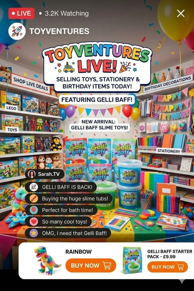Grab exclusive deals on toys, stationery, birthday decorations