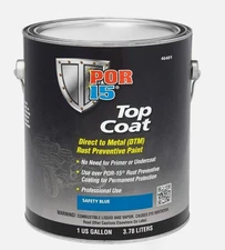 POR-15 Top Coat Paint, Direct to Metal Paint, Long-term Sheen