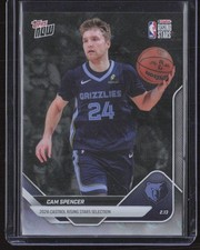 2025-26 TOPPS NOW RISING STARS CAM SPENCER SP ALL-STAR FOIL LOGO RC Grizzlies