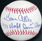 Pirates GENE ALLEY 1971 World Series Champs Signed Autographed Baseball PSA/DNA