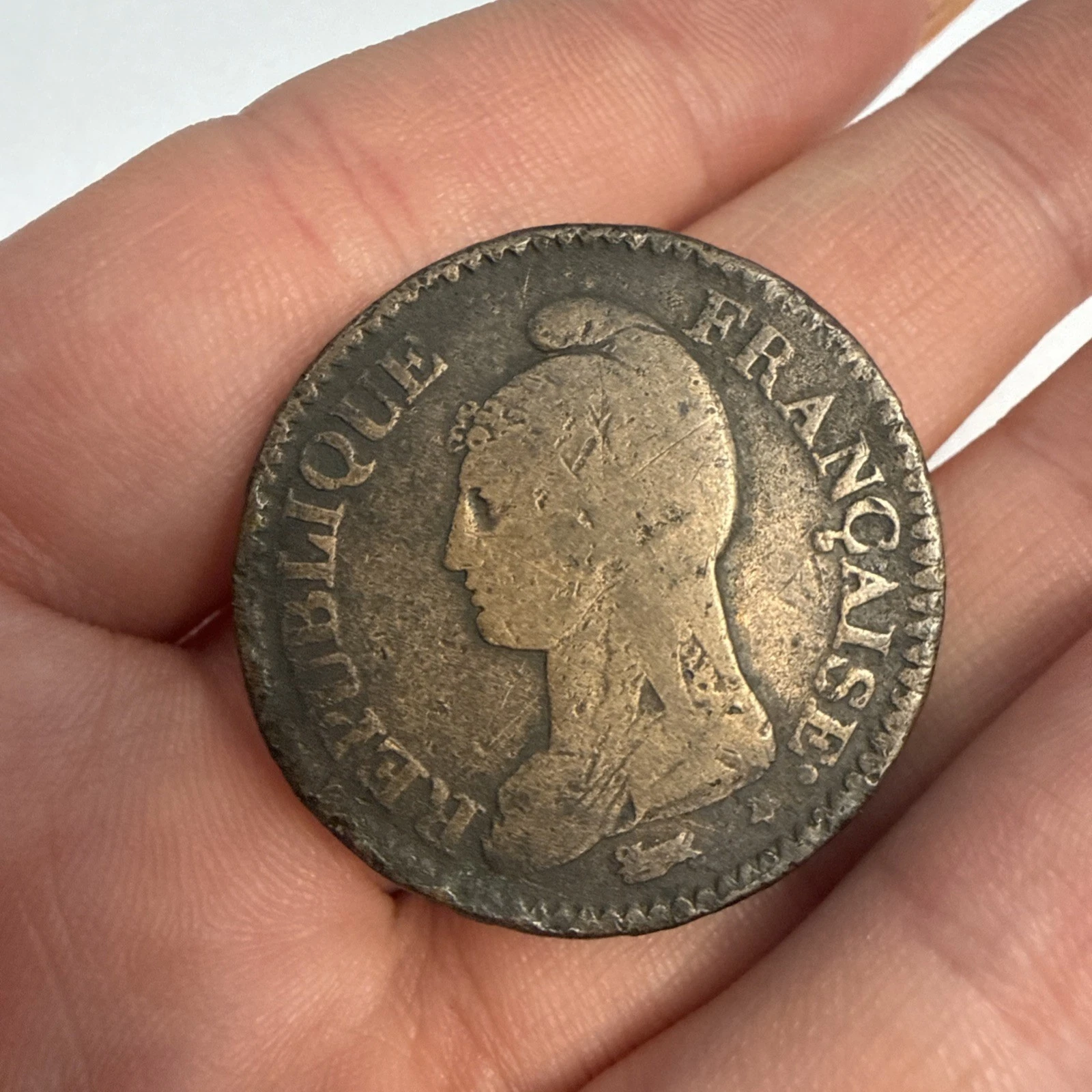 Monnaie De Un Décime A Dupré L’an 7 Paris