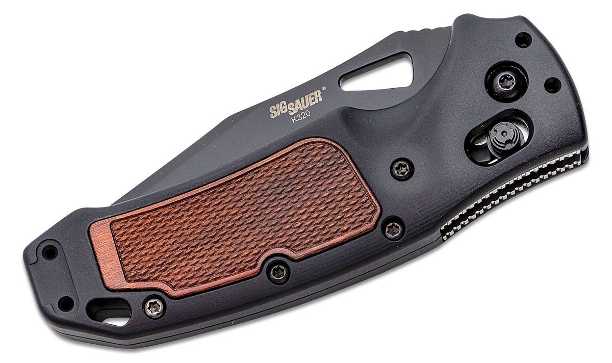 Hogue SIG Sauer K320 AXG Pro S30V Black Tanto Blade Aluminum