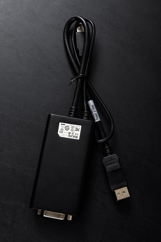 DisplayPort to DVI Adapter USB Power HP BizLink 492329-002 BZL-KS10008 New Bulk - Picture 2 of 7