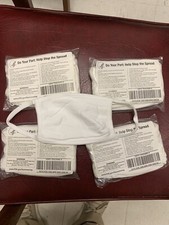 Cotton Face Mask  Reusable Fabric  Blank Cloth  C19 Flu  Sealed Pack Of 20
