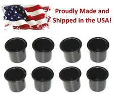 8 Pack Black Plastic 2 78 Boat Rv Car Truck Suv Cup Holders Poker Table