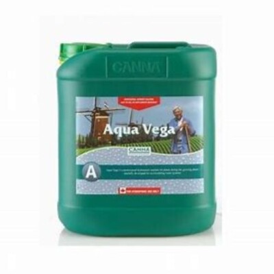 CANNA Aqua Vega A 5 liter (A Only), Medicinal, Hydroponics, The Solution!