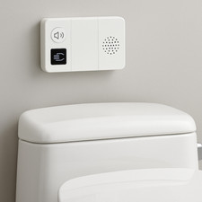 Sensor Toilet Sound Machine Water Flow Noise Masker Auto Flush Sound Box White