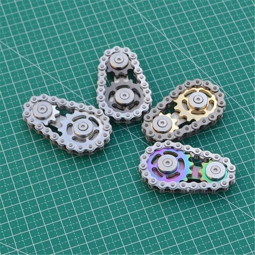 Toys Bike Chain For Adults Stainless Steel Fidget Spinner Toys Anti Stress Toy - Bild 2 von 7