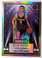 2022-23 NBA HOOPS NOW PLAYING HOLO CHRISTIAN BRAUN #18