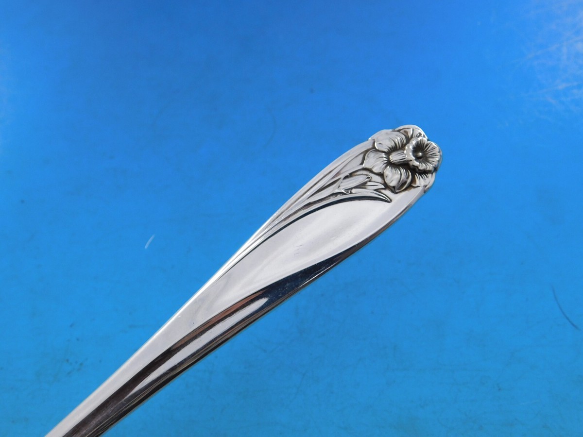 Daffodil by 1847 Rogers Bros Silverplate Serving Spoon Set of 4