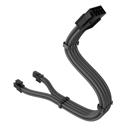 CPU 8pin Male to 4+4pin Detachable Male Power Adapter Cable CPU Extender 11.8in - Afbeelding 16 van 20