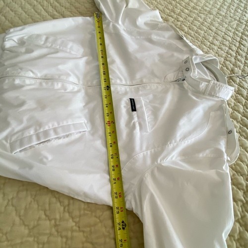 Members Only Windbreaker White Vintage - Men's Jacket - Size 38 - Picture 14 of 16
