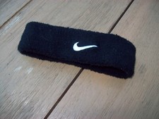Nike Frottee Stirnband schwarz