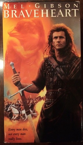 Braveheart (VHS, 1996, 2-Tape Set) Starring Mel Gibson - GOOD
