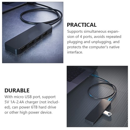 USB 2. 0 Hub Computer Accessories USB Hub Data Dock Data USB Hub 4 Port USB Hub - Afbeelding 12 van 12