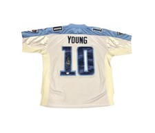 Vince Young Signed Tennessee Titans (Away White) Jersey JSA