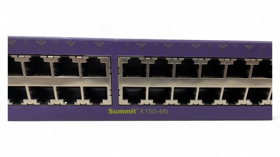 Extreme Networks Summit X150-48T 15203 48-Ports Stackable Managed Switch - Image 3 of 4