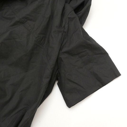 Rick Owens DRKSHDW Piumino T Shirt Pullover Top Drappeggiato Nero Taglia XL Made in Italy