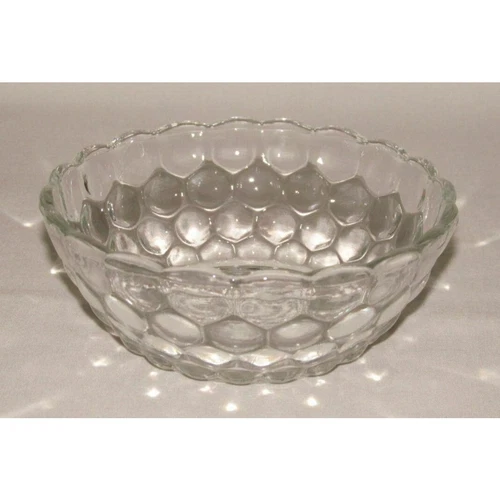 Anchor Hocking Glass BUBBLE Crystal Small Fruit Bowl