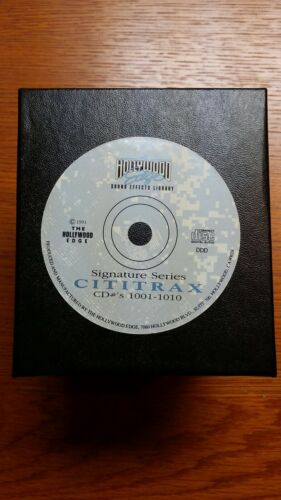 The Hollywood Edge CitiTrax Sound Effects CD#'s 1011-1010 - Picture 1 of 4