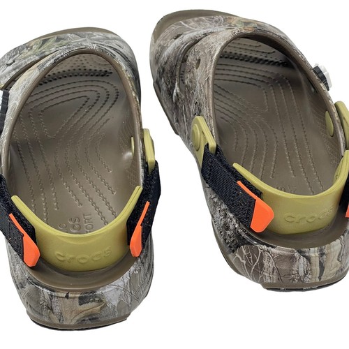 Crocs Men's Size 7 Classic All Terrain Realtree EDGE Camo Sandals 207891-267 - 第 5/8 張圖片