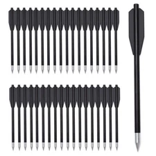 60PCS 6.3'' Crossbow Bolts Arrows Vanes Pistol Point Tips Archery Hunting Shoot