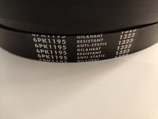 V-belt equiv. to Gates 6PK1195 for Clio, Micra-Qashqai-Juke, Sportage,Mercedes A
