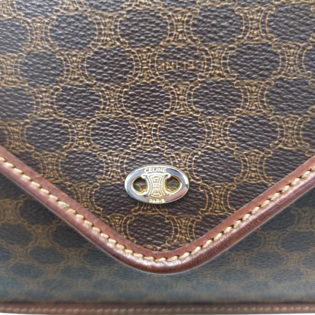 Borsa pochette Celine Macadam PVC pelle Autentica 0102