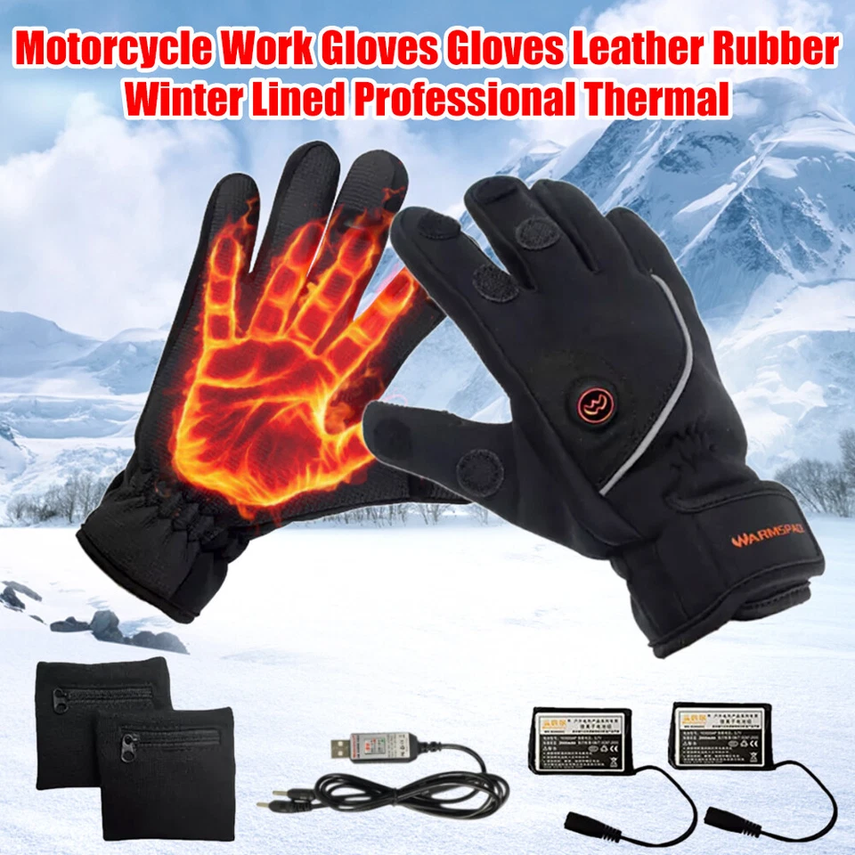 Elektrische Beheizbare Handschuhe Touchscreen Handschuhe Winter Jagd Handwärmer - Bild 2 von 4
