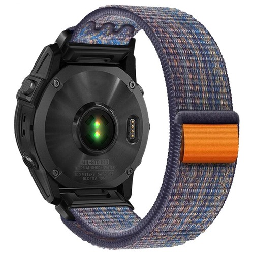 22/26MM Quick Fit Nylon Sport Band Strap For Garmin Fenix 7X/6X/5X/3 HR/TACTIX 7 - Picture 18 of 19