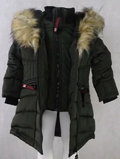 Canada Weather Gear Girls Double Full-Zip Puffer Jacket