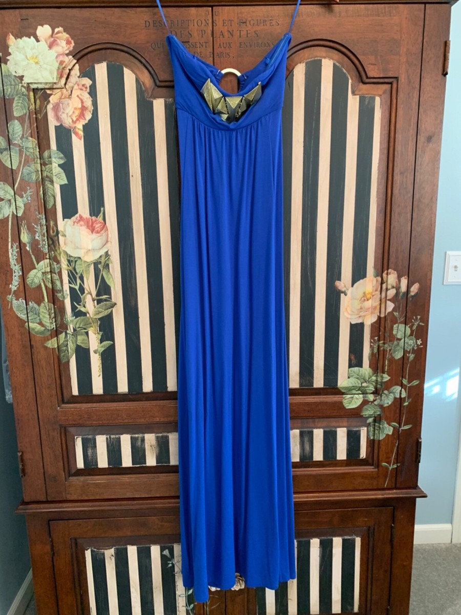 bebe royal blue dress Rebecca flower girl dress royal blue