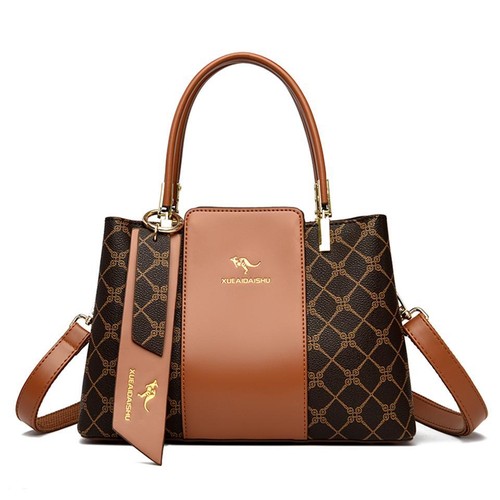 Luxury Handbag Fashion Print Large Capacity Soft Leather Women Shoulder Crossbod - Picture 36 of 36