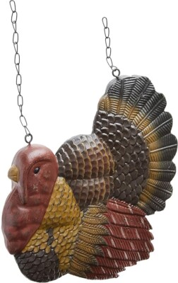 Resin Multicolor Turkey Arrow Replacement Hanging Sign 11.5''