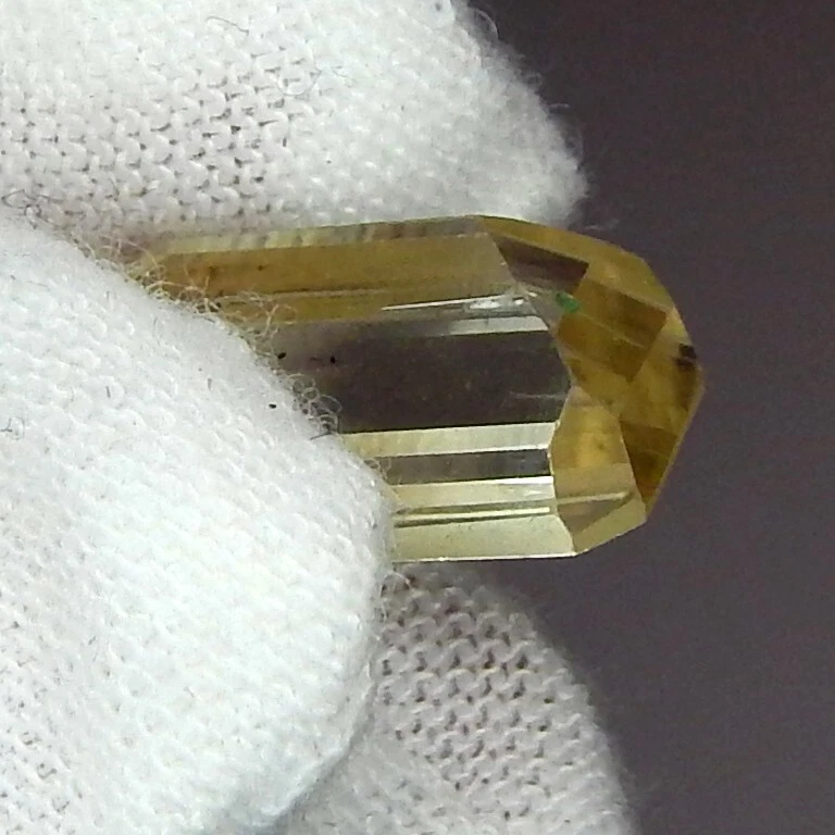 8.7ct Scapolite Rutiles RARE Negative Crystal Natural Mined Unheated Emerald Cut - Image 2 of 4