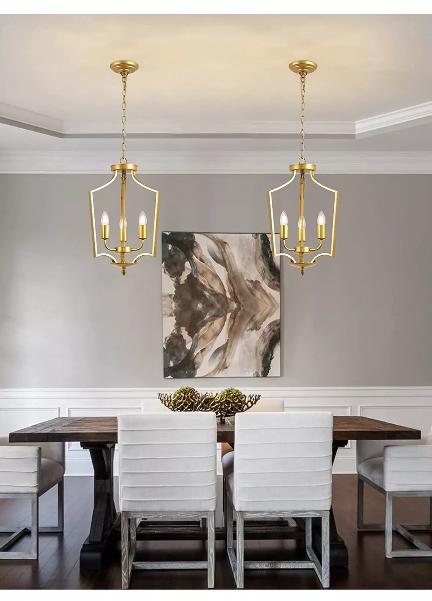 3 light gold deals chandelier