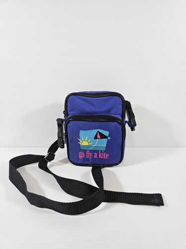 Go Fly a Kite Rainbow Pocket Para stunter Kite W/ Og Retro Carry Bag 98 Rare Vtg - Foto 2 di 18
