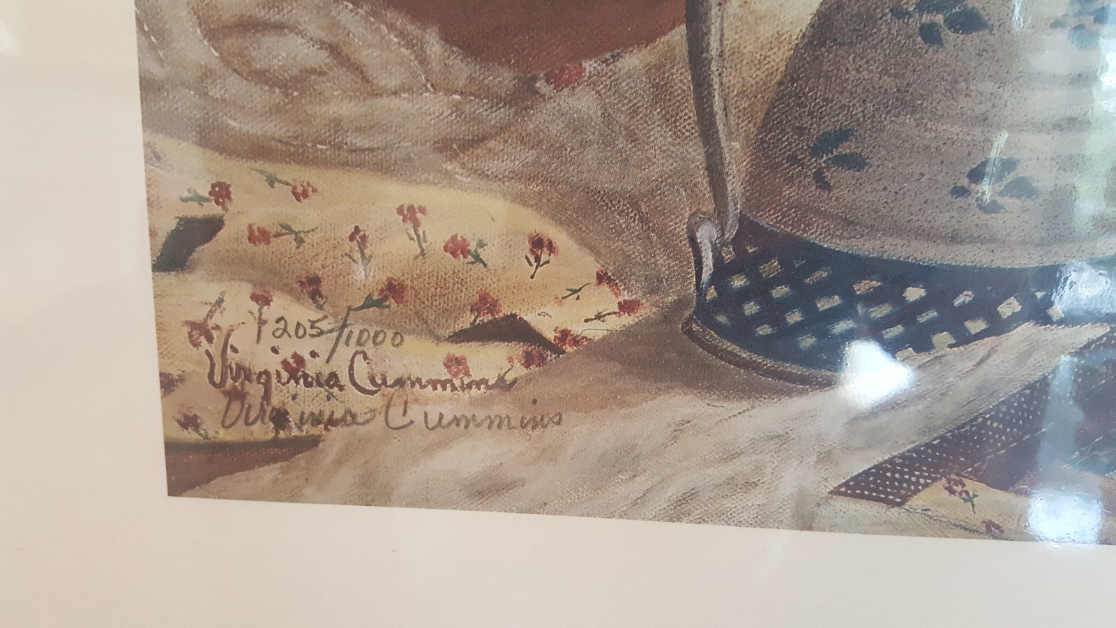 Virginia Cummins, 'Hand Crafted' Limited Edition Print, Signed